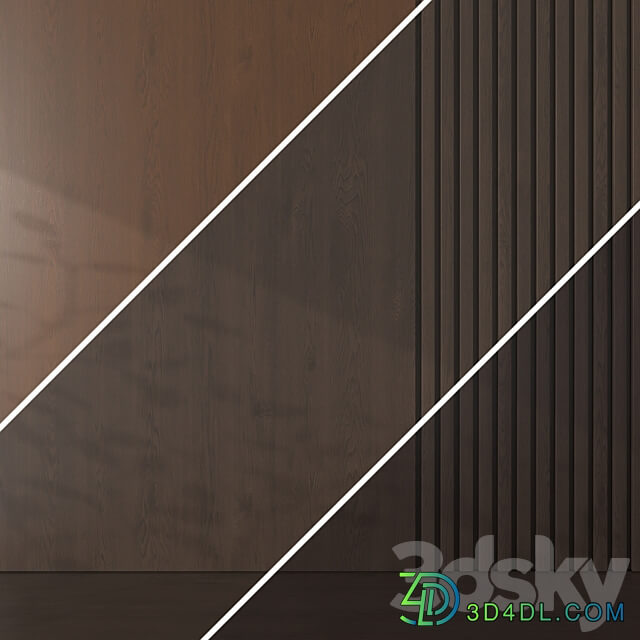 Oak texture 077 3D Models