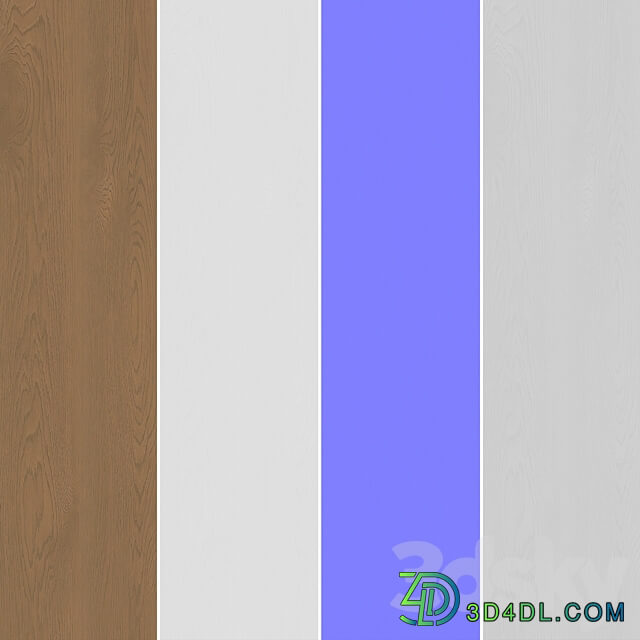 Oak texture 077 3D Models