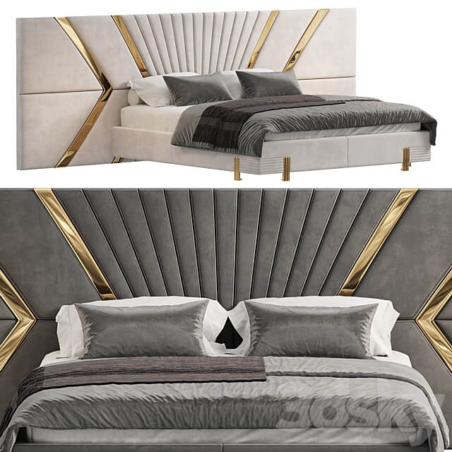 Piero Bed Bed 3D Models