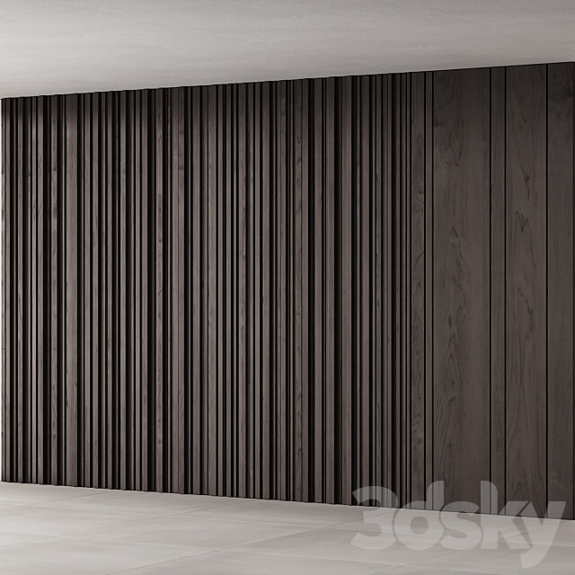 205 wall composition 04 decorative wall panel kit 03 3D Models