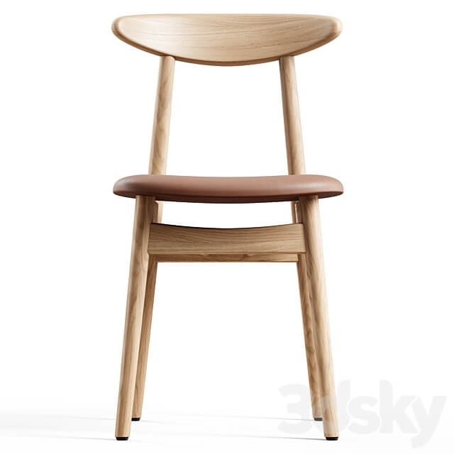 Vincent Sheppard Teo dining chair upholstered 3D Models