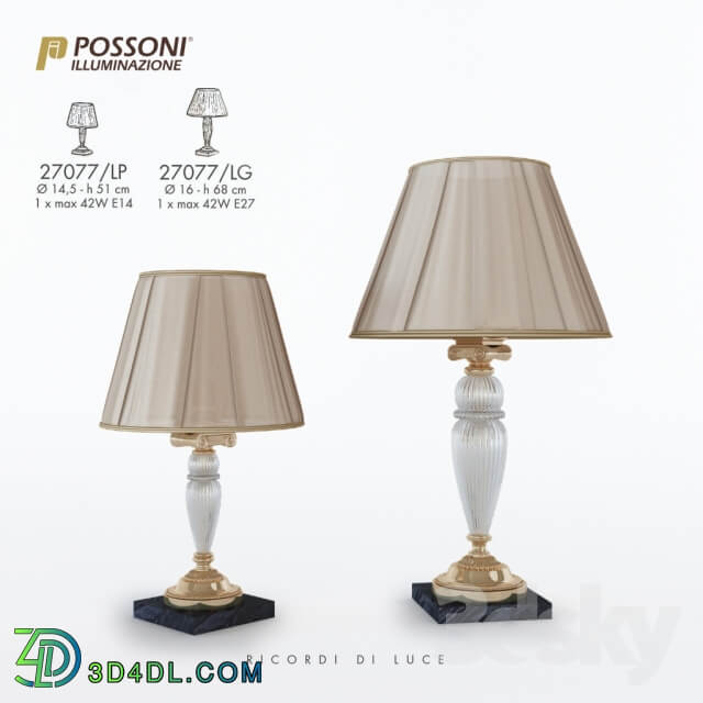Table lamps Possoni