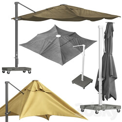 Coco Republic Kingston Umbrella Environment elements 3D Models 