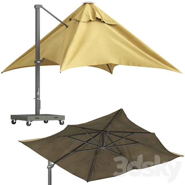 Coco Republic Kingston Umbrella Environment elements 3D Models
