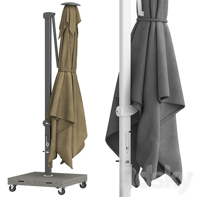 Coco Republic Kingston Umbrella Environment elements 3D Models