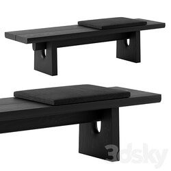 Nara Bench by Poliform Other 3D Models 