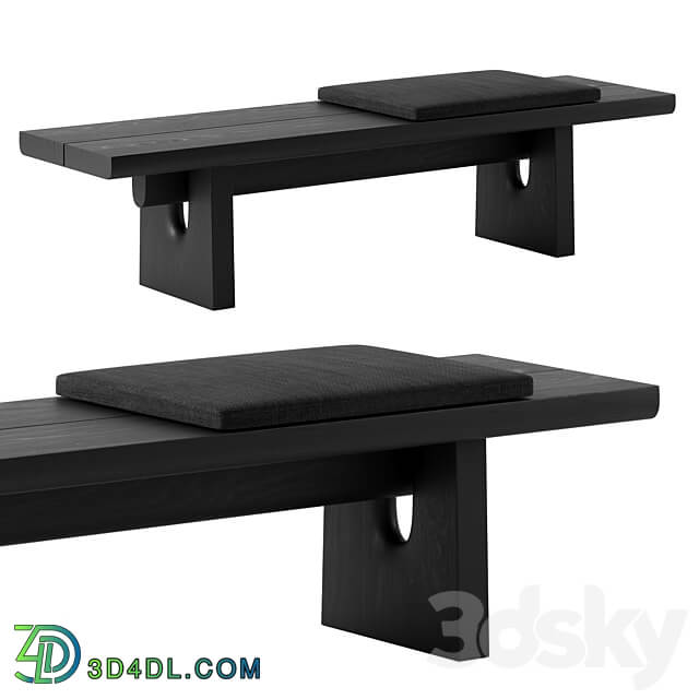 Nara Bench by Poliform Other 3D Models