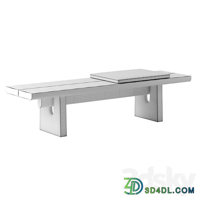 Nara Bench by Poliform Other 3D Models