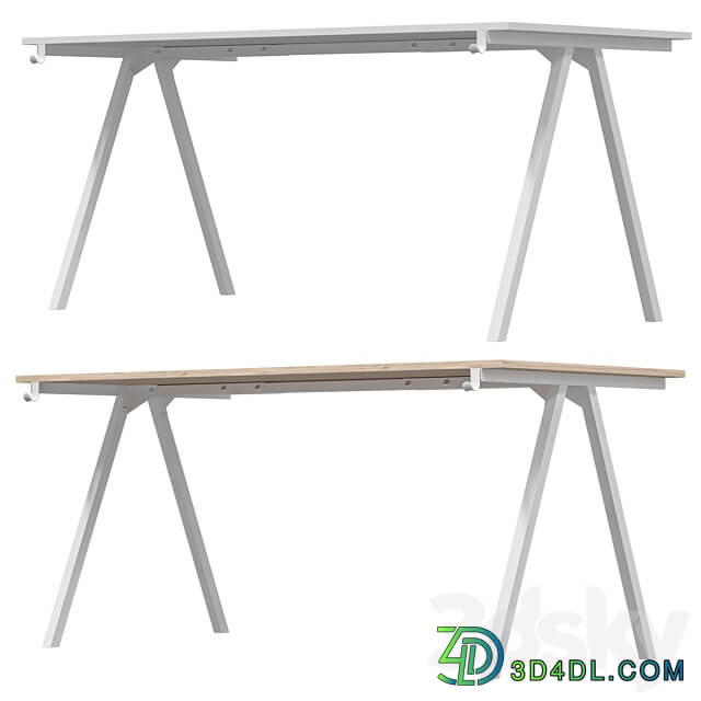 IKEA TROTTEN Desk 3D Models