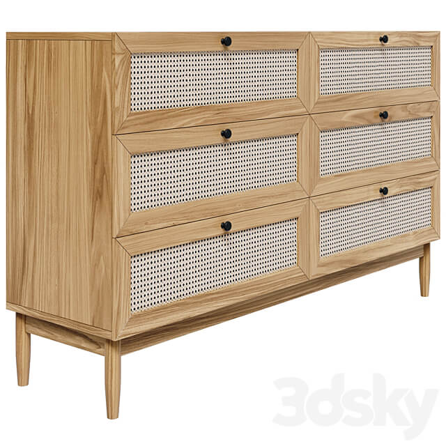 Roshal Chest of drawers Sideboard Chest of drawer 3D Models