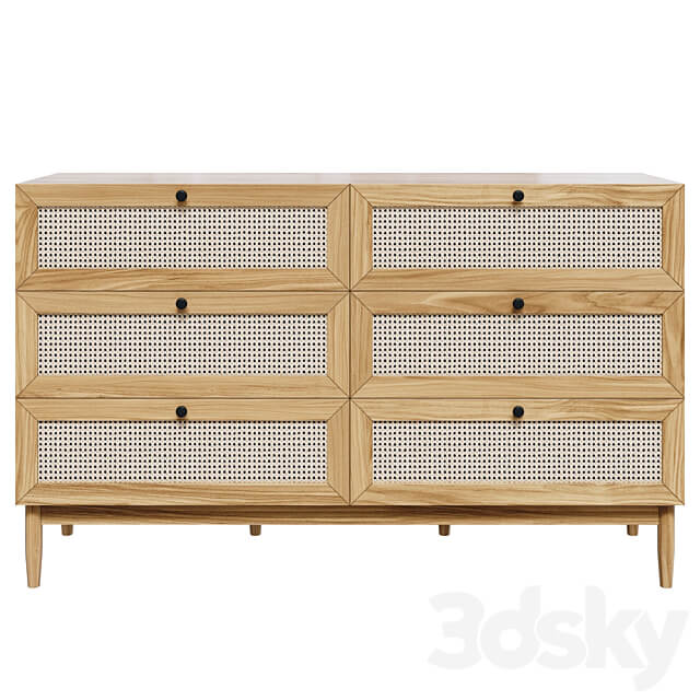 Roshal Chest of drawers Sideboard Chest of drawer 3D Models