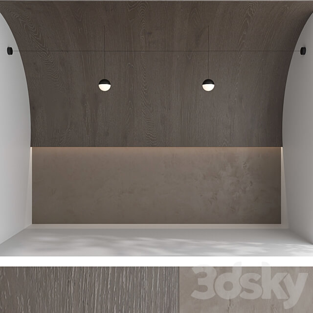 Decorative wall panel set 88 3D Models