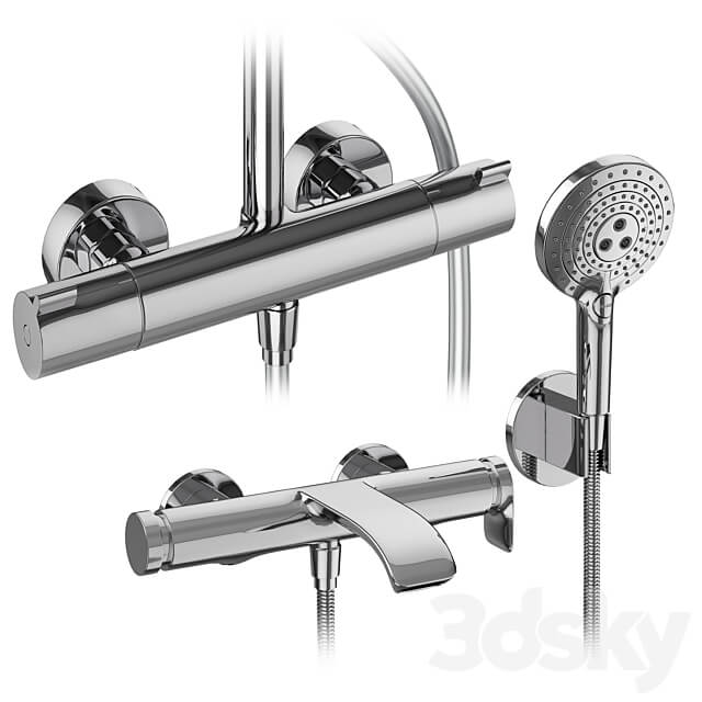 Hansgrohe set 175 mixers and shower systems Faucet 3D Models