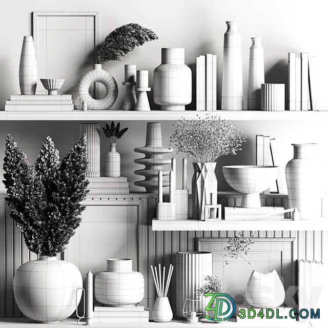 Decorative set 98 3D Models