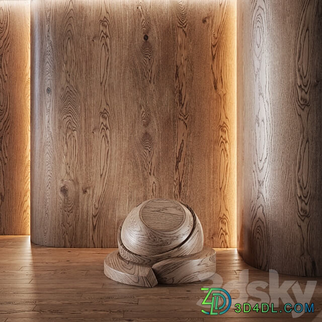 Wood Oak set seamless laminate Parquet 1 3D Models