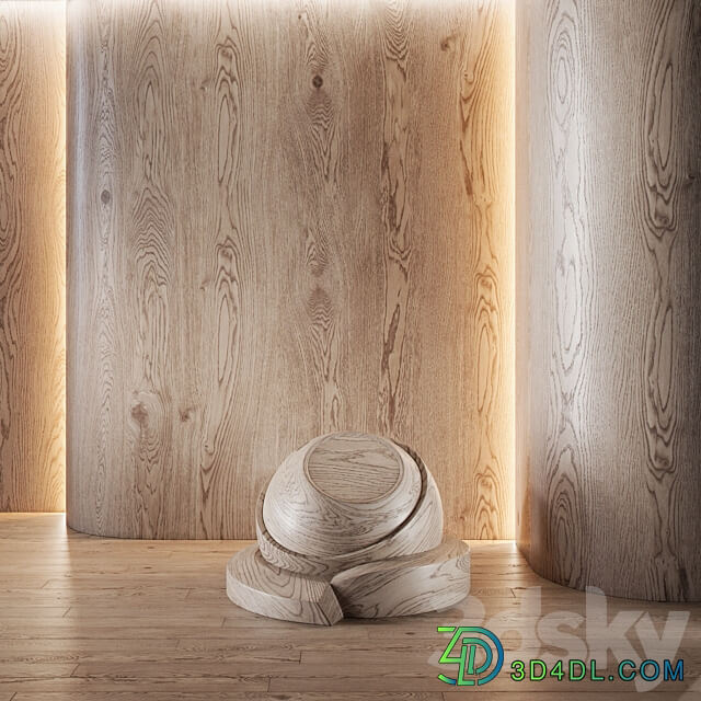 Wood Oak set seamless laminate Parquet 1 3D Models