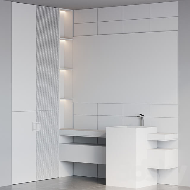 bathroom furniture 84 3D Models