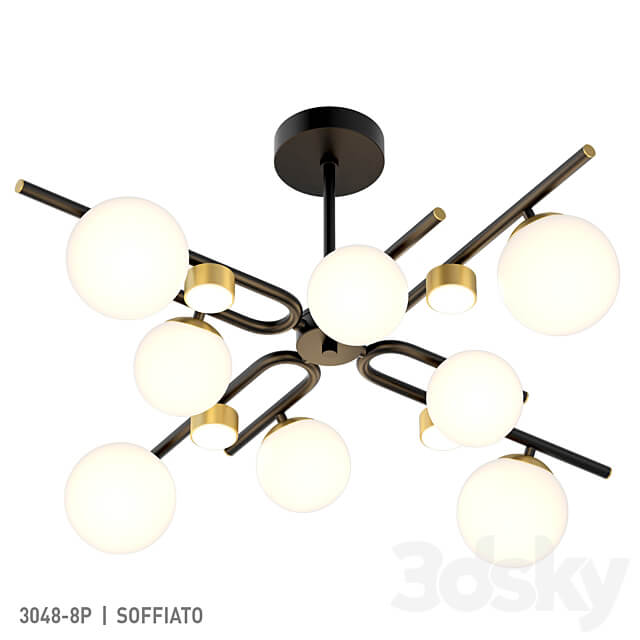 Favorite 3048 8P Pendant light 3D Models