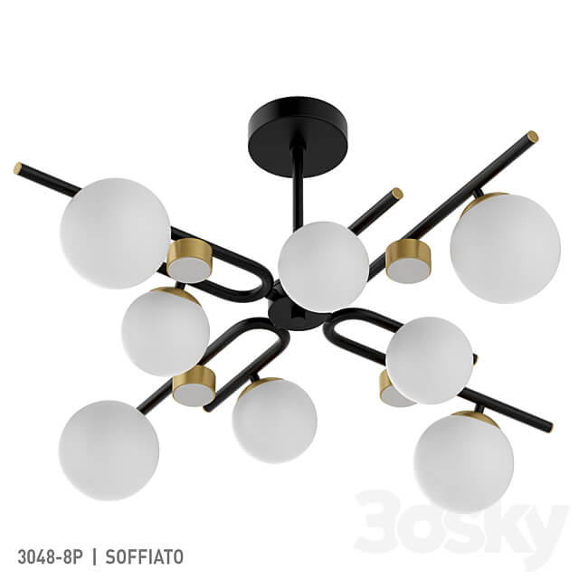 Favorite 3048 8P Pendant light 3D Models