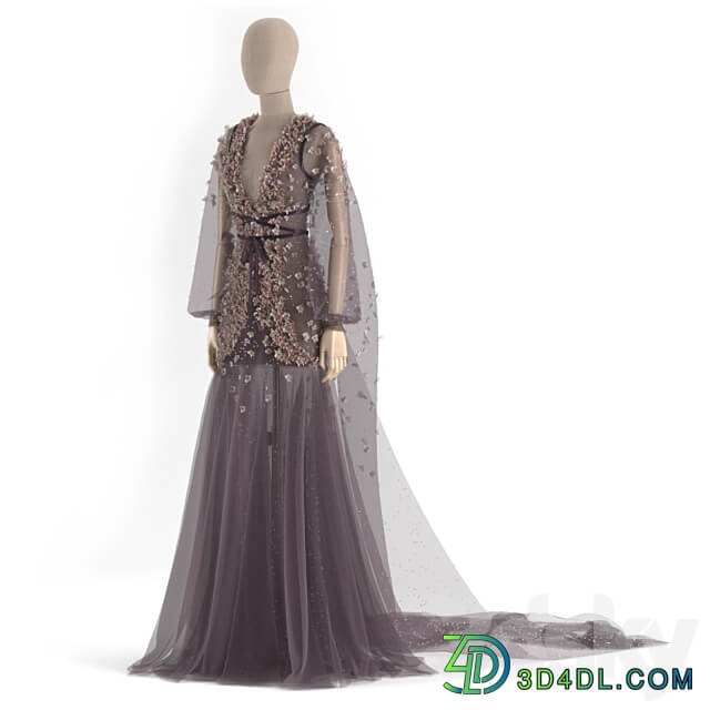 dress flower 3D Models