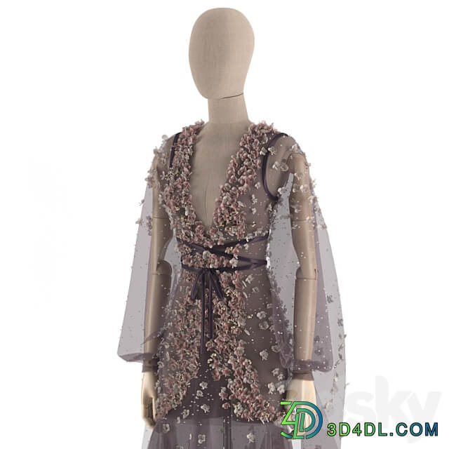 dress flower 3D Models