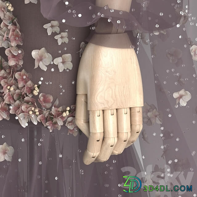 dress flower 3D Models