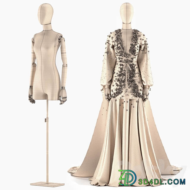dress flower 3D Models