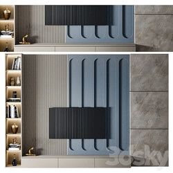 Modern TV Wall 30 3D Models 