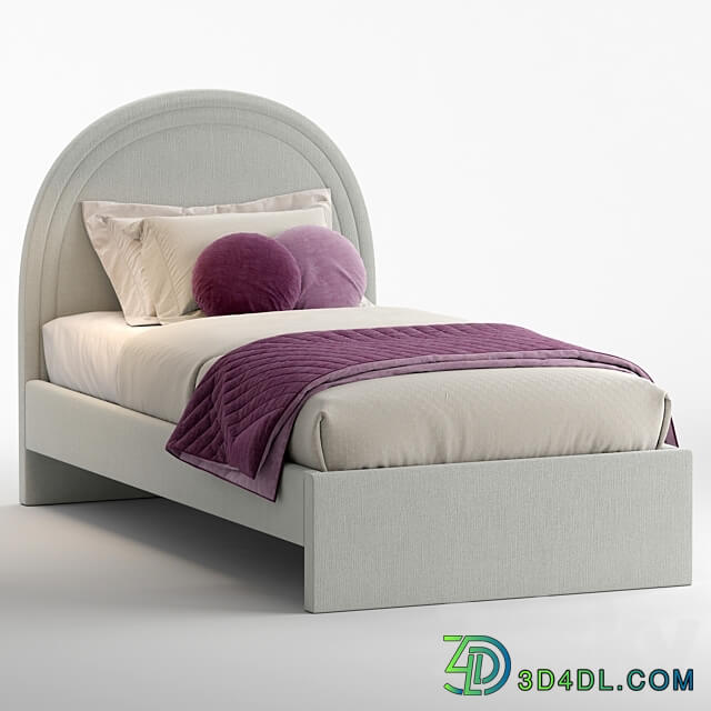 Single bed by Westelm 3D Models