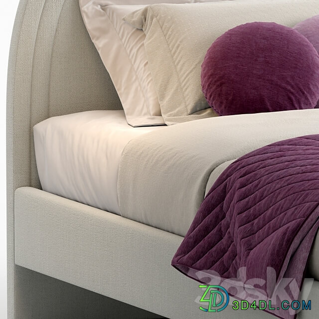 Single bed by Westelm 3D Models