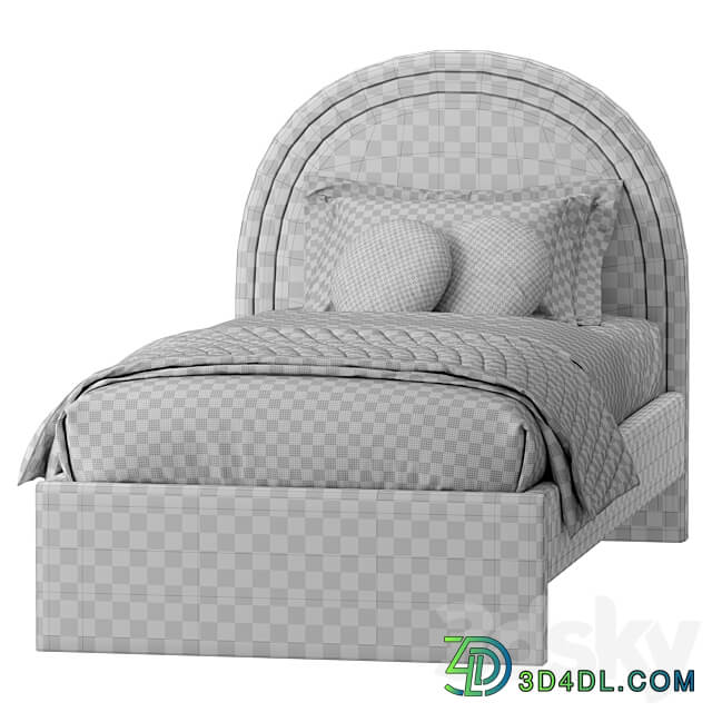 Single bed by Westelm 3D Models