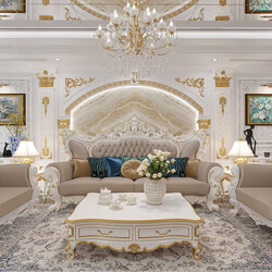  Living Room Interior Model By Tuan Anh 