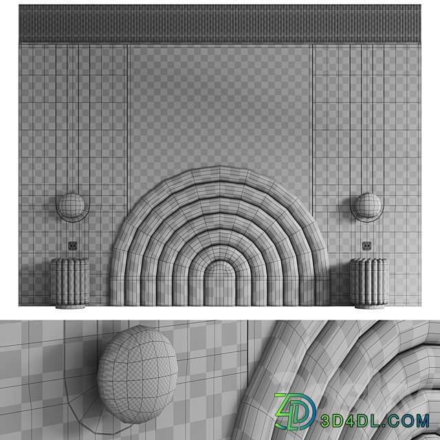 Headboard 15 Other decorative objects 3D Models