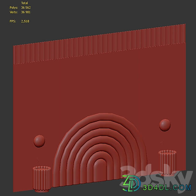 Headboard 15 Other decorative objects 3D Models