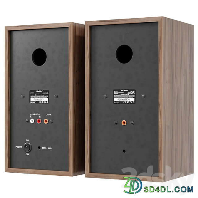 Musical columns Sven SPS 702 Walnut 3D Models