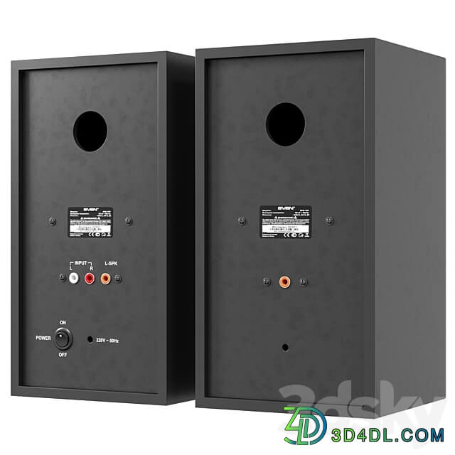 Musical columns Sven SPS 702 Walnut 3D Models