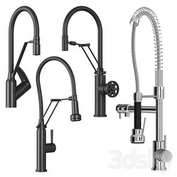 Mixer with flexible spout Faucet 3D Models 