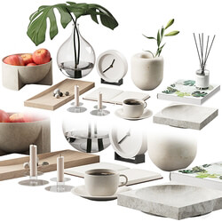 029 Decorative Set 03 3D Models 
