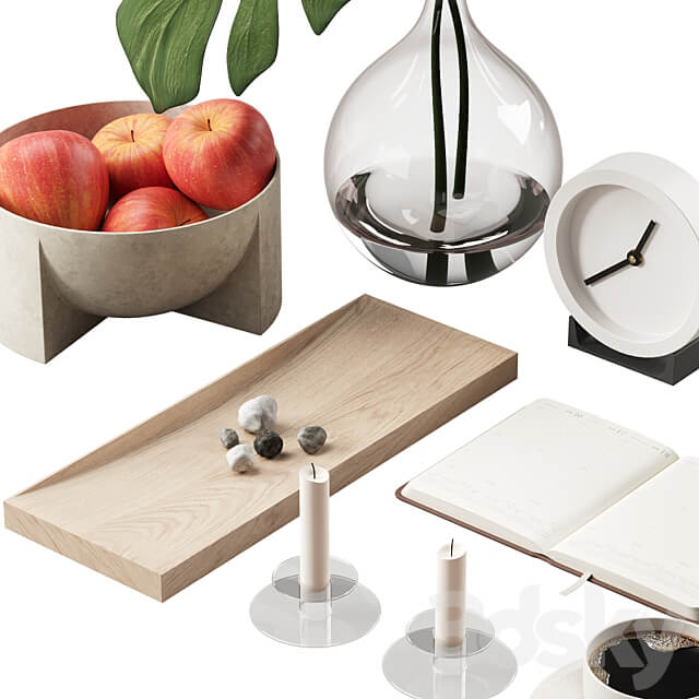 029 Decorative Set 03 3D Models