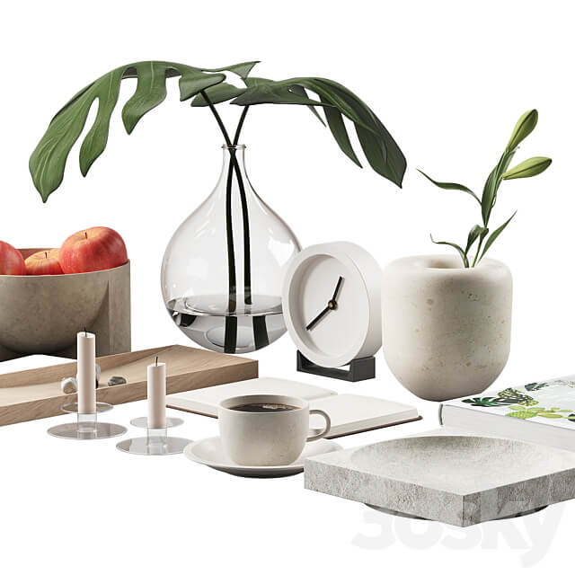029 Decorative Set 03 3D Models
