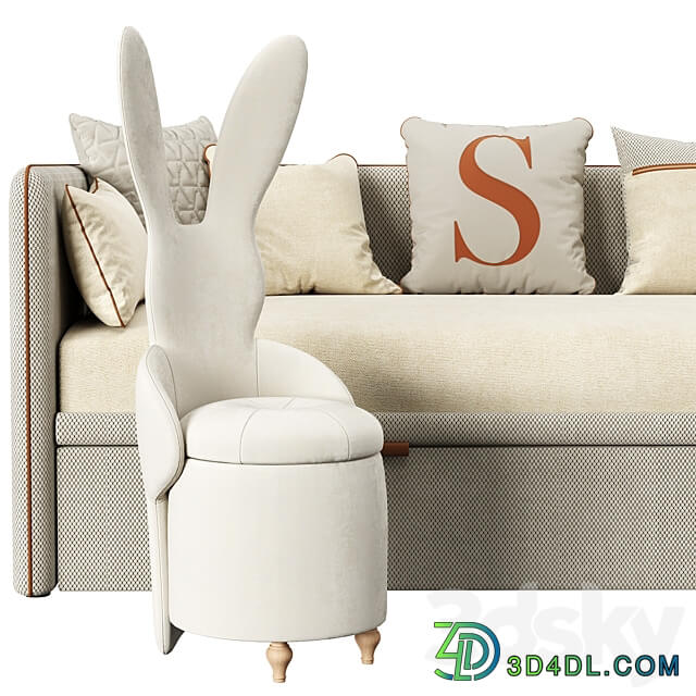 Baby bed Simple corner Manifesto 3D Models