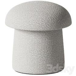 West Elm Sarah Sherman Mushroom Pouf 3D Models 