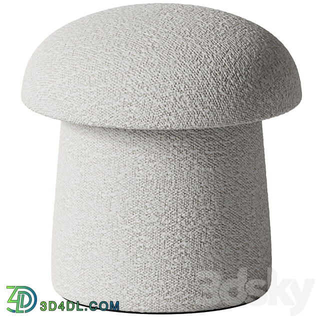 West Elm Sarah Sherman Mushroom Pouf 3D Models