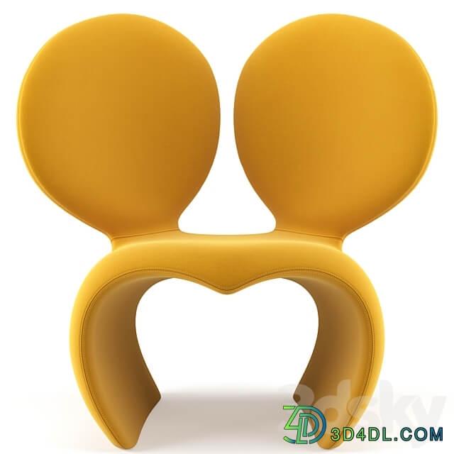 Don t F k With The Mouse Armchair By Qeeboo 3D Models