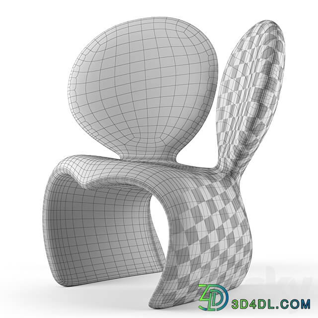 Don t F k With The Mouse Armchair By Qeeboo 3D Models