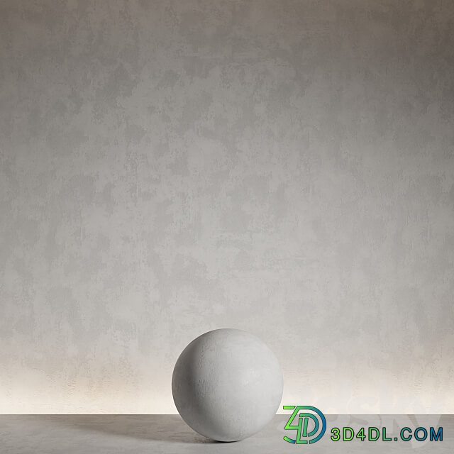 Decorative plaster. Seamless decorative plaster material. 43 Stone 3D Models