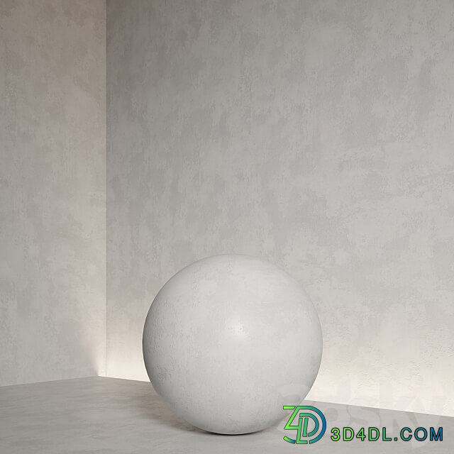 Decorative plaster. Seamless decorative plaster material. 43 Stone 3D Models