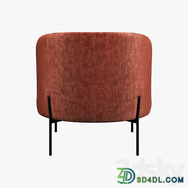 Vetro mebel bella rose armchair 3D Models