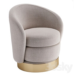 Armchair Napoli Swivel 3D Models 