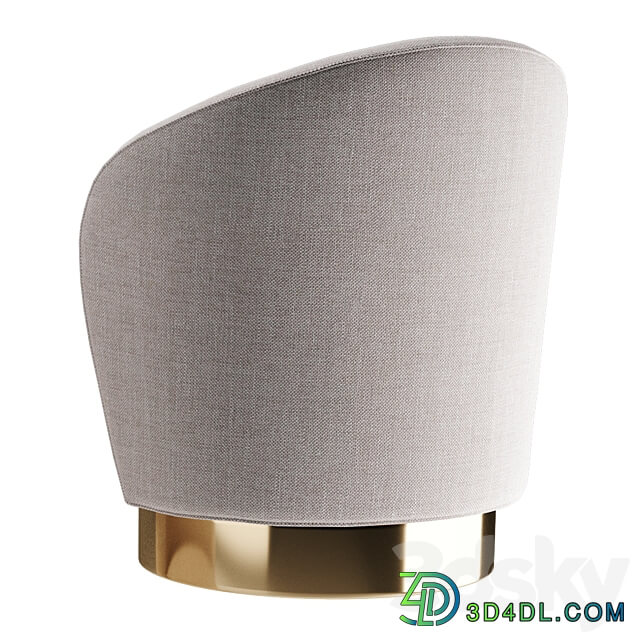 Armchair Napoli Swivel 3D Models